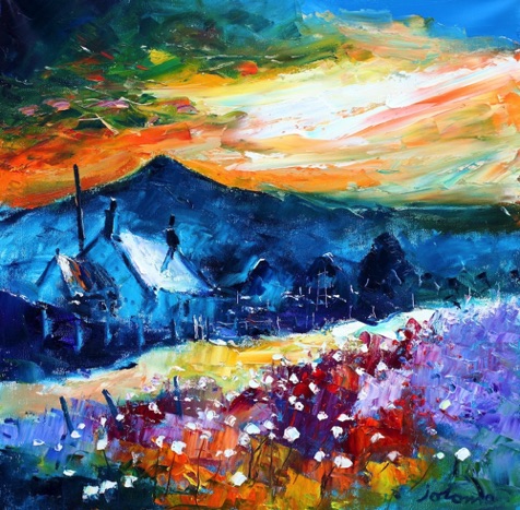 Night Falls on The Golden Road Isle of Harris 20x20
&pound;3700